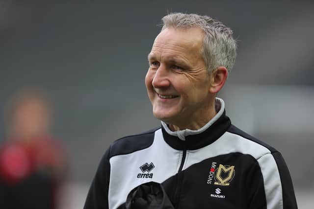 Keith Millen was assistant manager at MK Dons in 2018