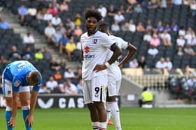 Ellis Harrison is yet to open his scoring account at MK Dons after moving from Port Vale on transfer deadline day last month