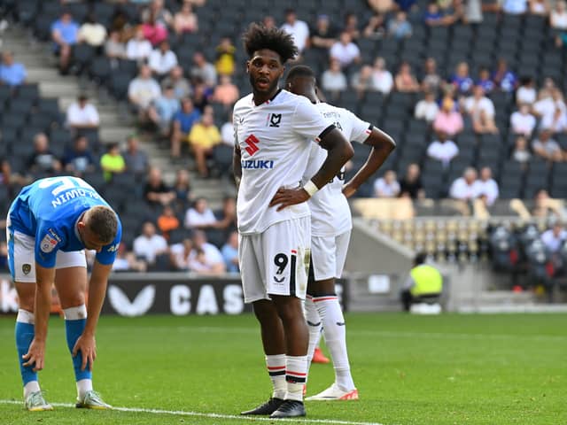 Ellis Harrison is yet to open his scoring account at MK Dons after moving from Port Vale on transfer deadline day last month