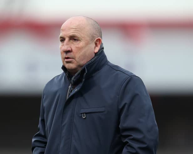 Accrington Stanley manager John Coleman