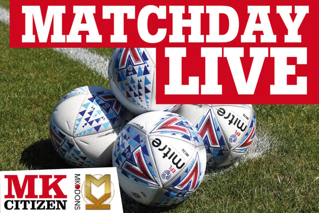 MK Dons matchday live