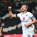 Alex Gilbey has three goals to his name this season, and could claim another two