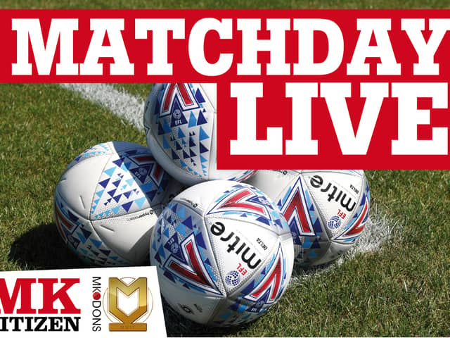 MK Dons matchday live blog
