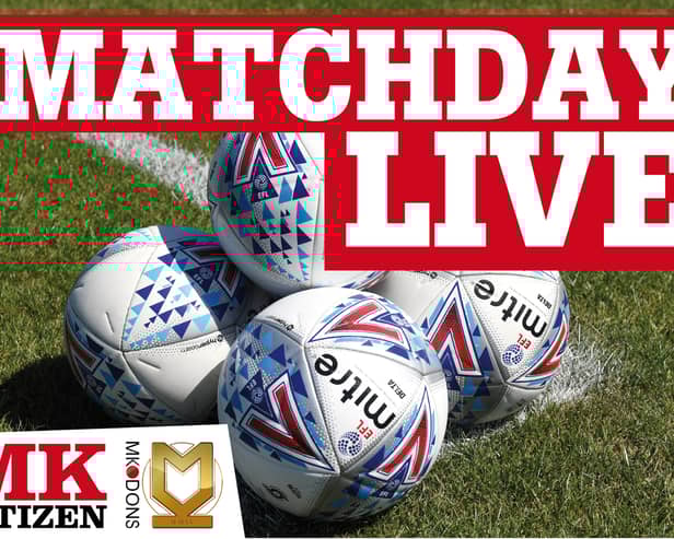 MK Dons matchday live blog