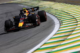 Sergio Perez had a thrilling battle for third place in Sao Paulo