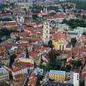 View the Old Town from Gediminas Hill