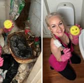 'World's best cleaner' Auri Kananen, 30, from Finland spent 48 hours “extreme-cleaning” a one-bed apartment, which featured a toilet which hadn't been cleaned in six years in a bathroom with mushrooms growing in the walls.

