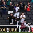 Mo Eisa has five goals for MK Dons this season