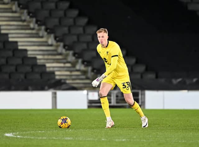 Keeper Filip Marschall made his debut on Saturday