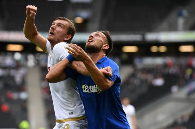 Alex Gilbey has never lost to AFC Wimbledon in his career