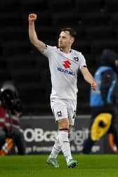 Dan Kemp finally got his first MK Dons goal after two years