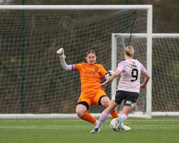 Ellie Sara inspired Plymouth Argyle to mount a comeback against MK Dons. Pic: CTF