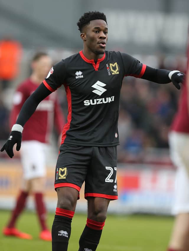 Ike Ugbo scored two goals for MK Dons in 2018