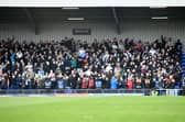 MK Dons fans at AFC Wimbledon in 2022