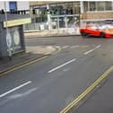 CCTV captures moment driver crashes £100k Ferrari in city centre