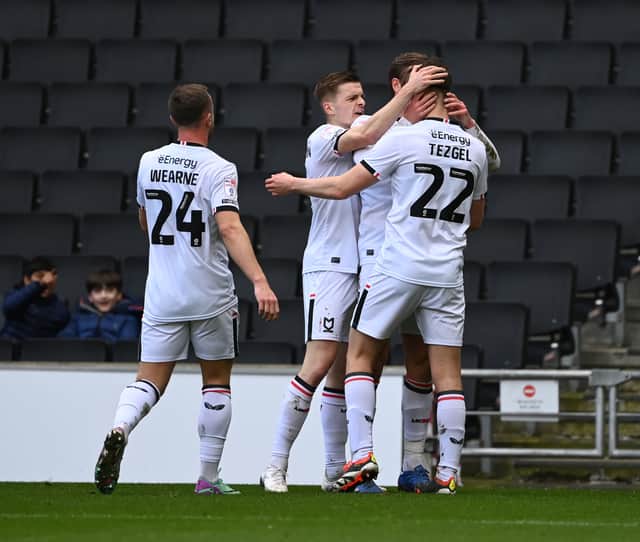 Emre Tezgel opened the scoring for Dons
