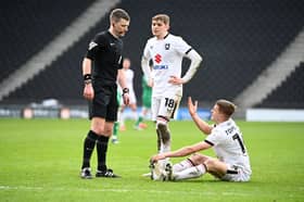 Joe Tomlinson got injured in the win over Walsall on Good Friday