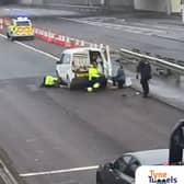 Ducklings cause chaos near the Tyne Tunnel during rush hour