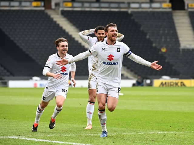 Alex Gilbey's goal against Salford has won Goal of the Month