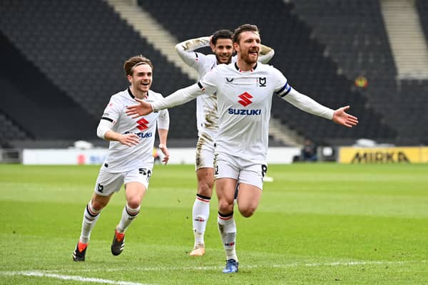 Alex Gilbey's goal against Salford has won Goal of the Month