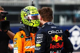 Lando Norris and Max Verstappen