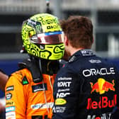 Lando Norris and Max Verstappen