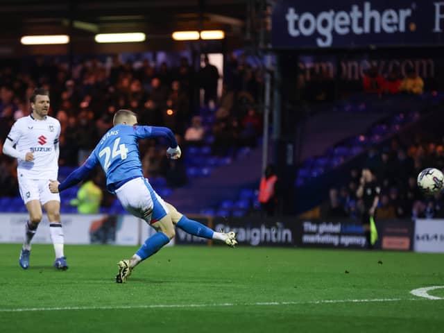 Connor Lemonheigh-Evans scored a stunner against MK Dons last season for Stockport