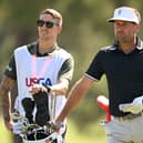 Carl Baker was caddy for Robert Rock at the US Open this weekend