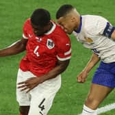 Kylian Mbappe broke his nose after clashing with Kevin Danso in France's group game with Austria