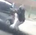 Tyjon Cogger & Saabir Mohamed pull into the car park where Saabir Mohamed opens fire with a sawn-off shotgun.  