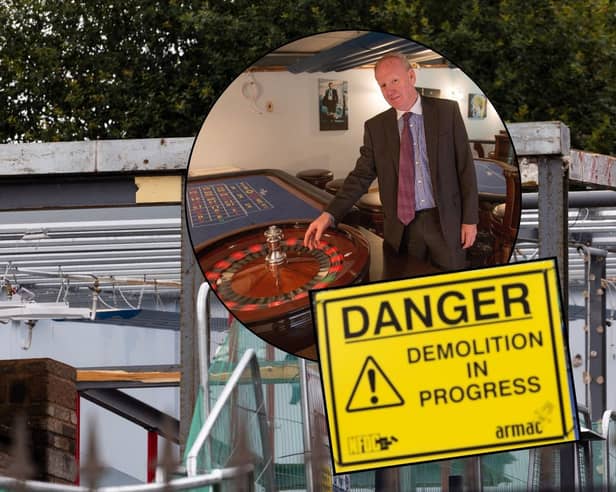 Millionaire Graham Wildin, 70, continuously defied court orders to knock down his illegal 10,000sq/ft leisure complex - and has even served jail time over it.