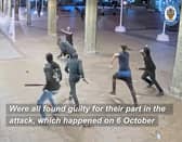 Eight armed men chase teen leaving him with multiple stab wounds.