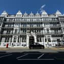 The Ampersand Hotel has a grand frontage.
