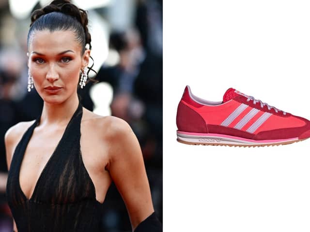 Say goodbye to your Adidas Sambas and hello to the new ‘It’ trainer as seen on Bella Hadid and A$AP Nast. Picture: Getty/Adidas 