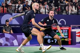 Sean Vendy and Ben Lane in action in Paris