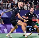 Sean Vendy and Ben Lane in action in Paris