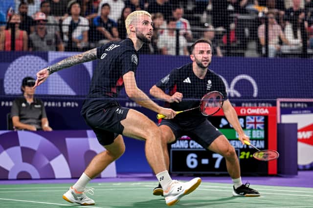 Sean Vendy and Ben Lane in action in Paris