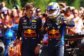 Max Verstappen and Sergio Perez