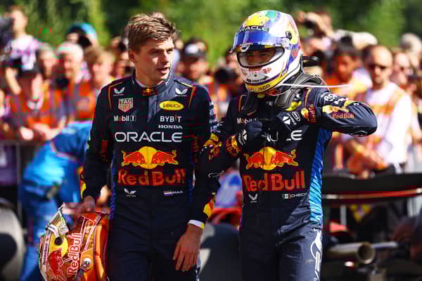 Max Verstappen and Sergio Perez