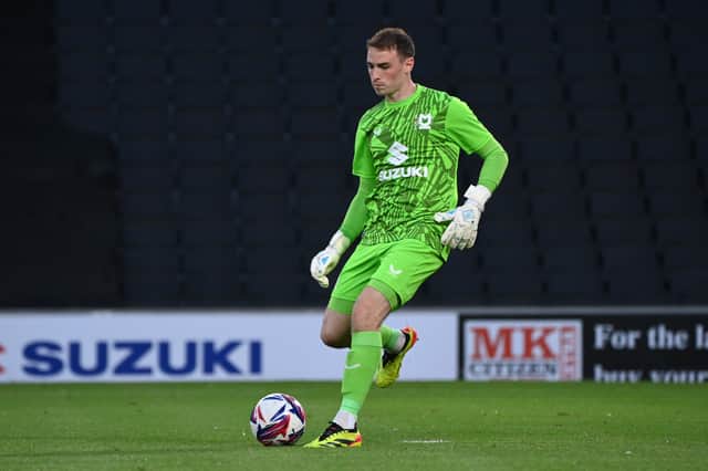 Keeper Tom McGill looked comfortable on the ball