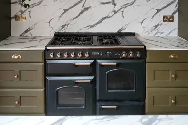 Louise Horton, 35, and her husband, Peter, 37, spent eight months transforming the kitchen in their house. 