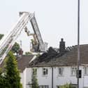 The house in Greenvale Avenue in Birmingham which was struck by lightning