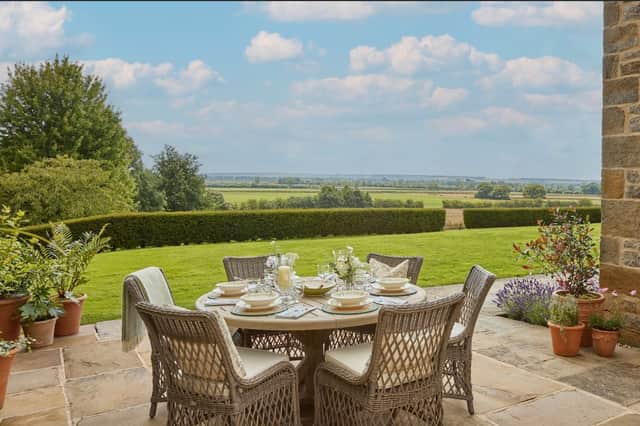 Views from the garden of the property