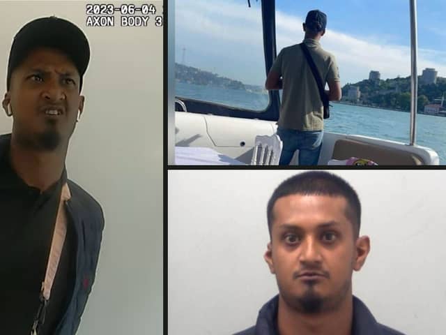 Drugs line boss Shazad Miah is arrested at Luton Airport.