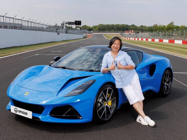 Elizabeth Hon won the £85k car and £100k in cash in an Omaze prize draw.