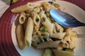 A tuna pasta bake was a doddle to make, and cost just a few quid