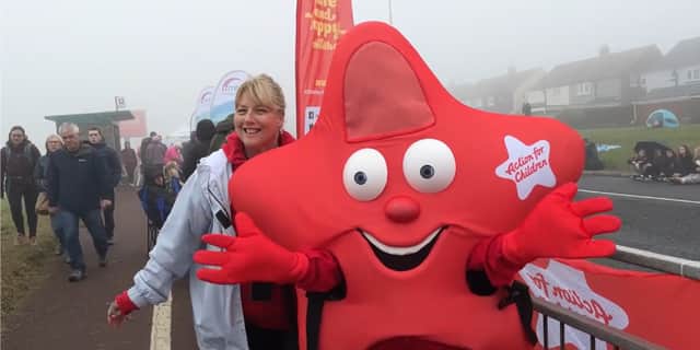 Action for Children at the Great North Run 2024.