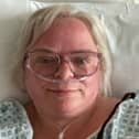 Pippa Sharp in hospital after thrush turned out to be stage three vulval cancer.