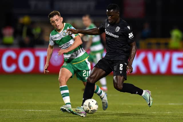 Darragh Burns, on loan from MK Dons, helped Shamrock Rovers qualify for the Europa Conference League