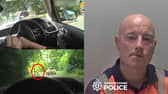 Man drives 70mph in 30mph zone before ramming police car.